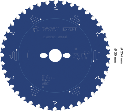Bosch EXPERT Wood -pyörösahanterä puulle 254 mm.