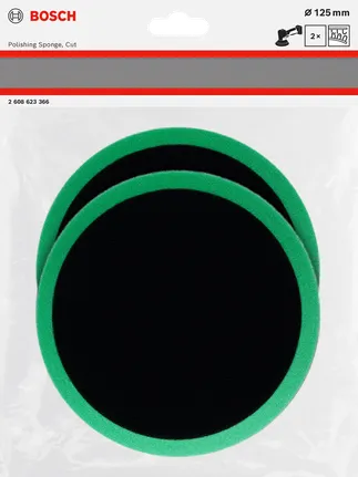 Bosch kiillotussieni 125 mm 2 kpl.