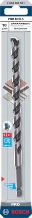 Bosch PRO HEX-5 10×150×200 mm poranterä.