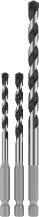 Bosch PRO HEX-5 poranteräsarja, 3 osaa, eri kokoja.