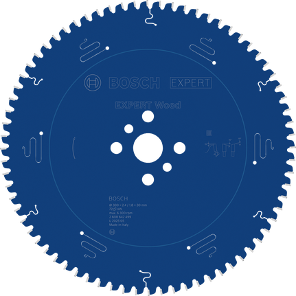 Bosch EXPERT Wood -pyörösahanterä 300 mm T72.