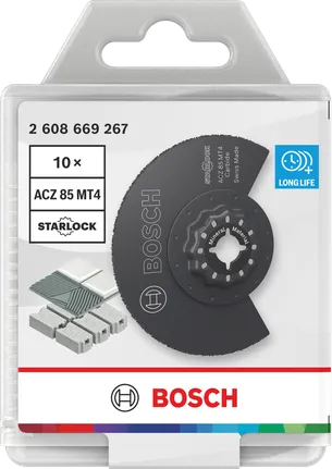 Bosch Starlock 85 mm mineraalimateriaalien katkaisuterät 10 kpl pakkaus.