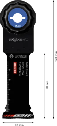 Bosch EXPERT MetalMax MAII 32 AIT monitoimityökalu kovametalliterä.