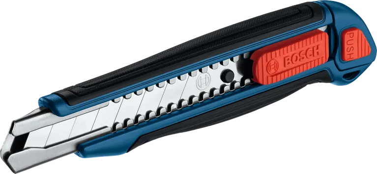 Bosch 18 mm:n katkoteräveitsi ergonomisella kahvalla.