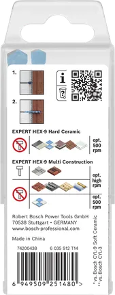 Bosch EXPERT HEX-9 poranteräsarja 5-osainen.