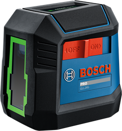 Bosch GLL2XG -laservaaituslaite itsevaaituksella.