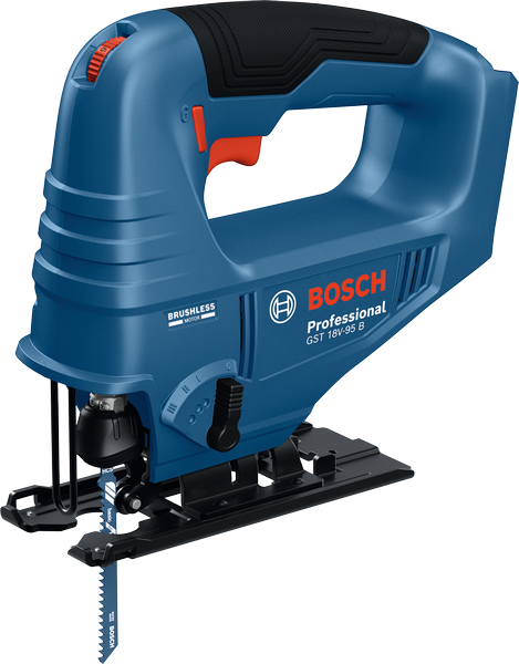 Bosch GST 18V-95 B akkupistosaha harjattomalla moottorilla.