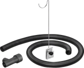 Ensemble de tuyaux Bosch TSVH 3 pour accessoires de système d'extraction de poussière.