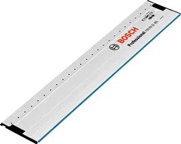 Rail de guidage en aluminium avec marquages de mesure pour les accessoires du système.