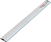 Accessoire de rail de guidage en métal avec repères de mesure, conçu pour un alignement précis des outils.