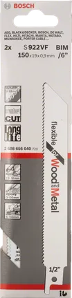 Lame de scie alternative Bosch S 922 VF pour bois et métal.
