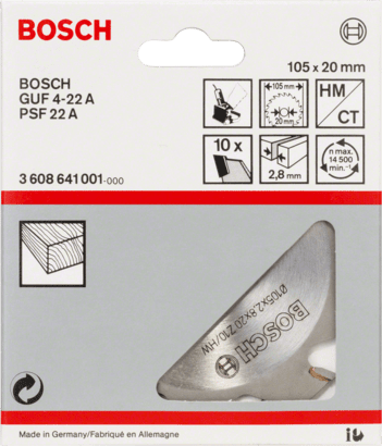 Fraiseuse à lamelles bosch gff 22 a - 670w - livrée en coffret - 0601620003