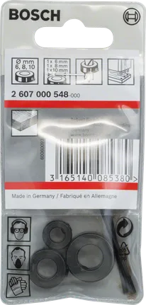Jeu de butées de profondeur Bosch 6/8/10 mm.