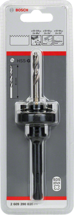 Adaptateur Bosch SDS Plus pour scies cloches HSS-G.