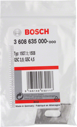 Lame supérieure Bosch GSC 3,5 GSC 4,5.
