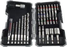 Coffret Bosch de 35 embouts de perçage et de vissage HSS.