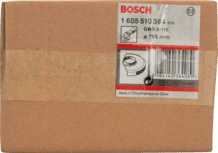 Bosch 2605510101 Capot de protection sans recouvrement 125 mm 