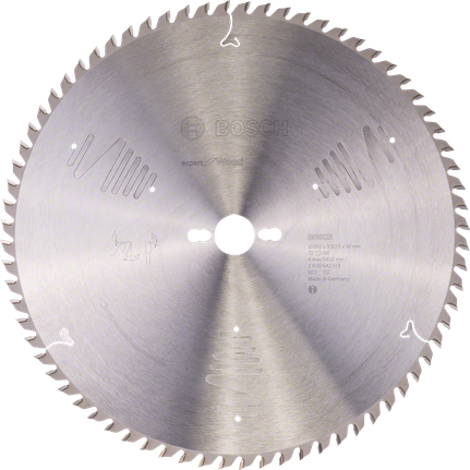 Lame de scie circulaire Bosch Expert pour bois, diamètre 350 mm.