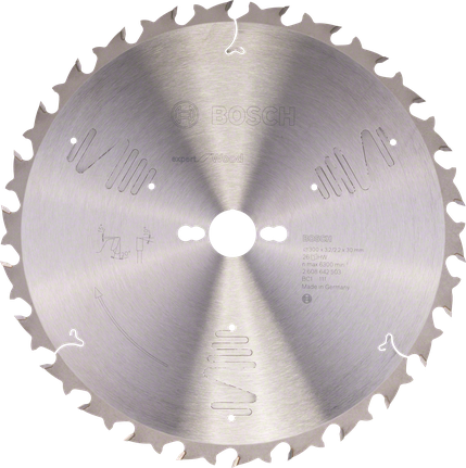 Lame de scie circulaire Bosch Expert pour bois 300 mm.