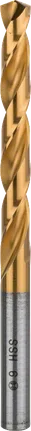 Foret Bosch HSS-TiN pour le travail des métaux, 9 mm.