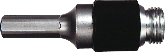 Adaptateur hexagonal Bosch pour fraises diamantées, longueur 88 mm.
