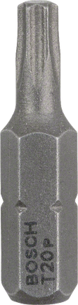 Embout de tournevis Bosch T20P pour vis étoile.