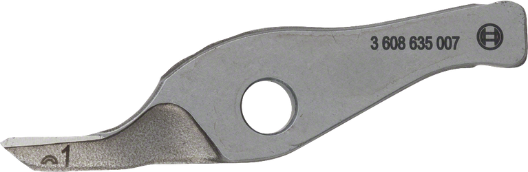 Accessoire de lame courbée Bosch pour une coupe de précision.