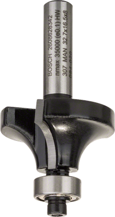 Bosch Fraise à arrondir 8 mm, D 16,7 mm, R1 2 m - Cdiscount
