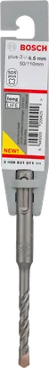 Foret à percussion Bosch SDS plus-3 6,5 mm.
