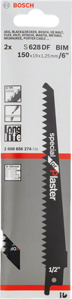 Lame de scie Bosch S 628 DF BIM pour plâtre.