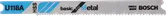 Lame de scie sauteuse Bosch U 118 A pour la découpe du métal.