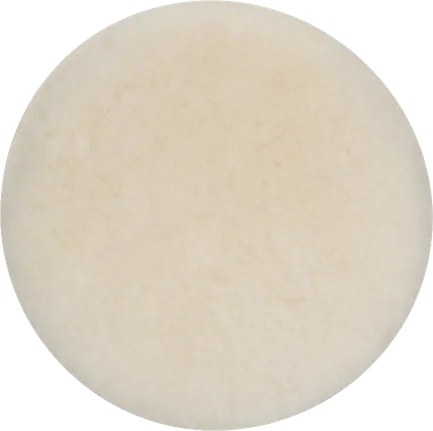 Disque en peau d'agneau Bosch diamètre 170 mm pour le polissage.