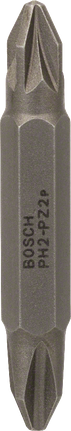 Embout double Bosch 45 mm pour vissage.