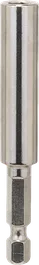 Porte-embout universel Bosch 1/4 pouce tige hexagonale 75 mm.