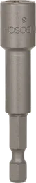 Tourne-écrou Bosch longueur 65 mm tige hexagonale 1/4" pour M5.