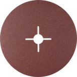 Disque de ponçage en fibre Bosch R444 pour métal, grain 80.