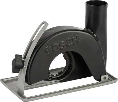 Guide de coupe Bosch avec sortie d'aspiration de poussière.