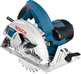 Scie circulaire portative Bosch GKS 65 pour la coupe du bois.