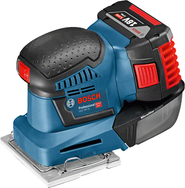 Ponceuse orbitale sans fil Bosch GSS 18V-10.
