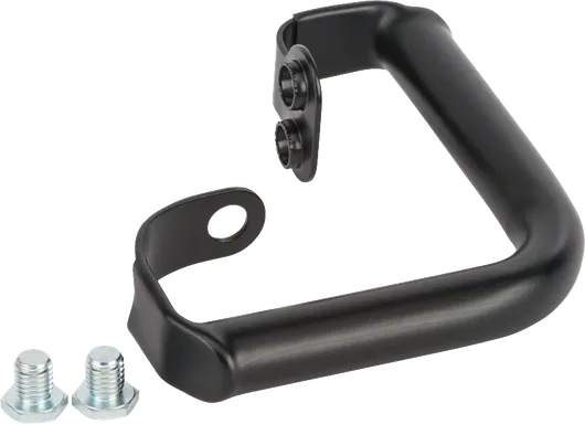 Accessoire de poignée d'arc Bosch avec vis de montage.