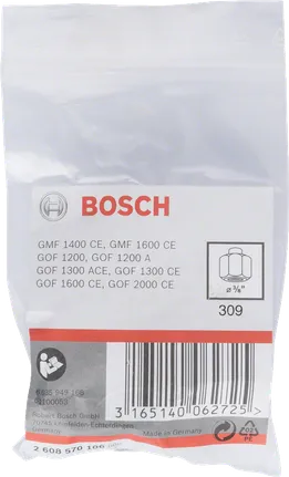 Emballage de pince de serrage Bosch 3/8″.