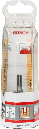 Fraise droite Bosch Expert for Wood 6 mm.