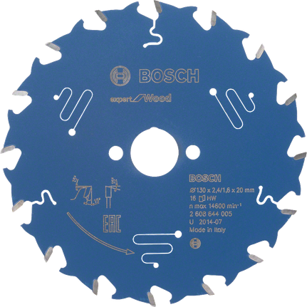 Lame de scie circulaire Bosch Expert pour bois 130 mm.