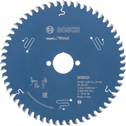 Lame de scie circulaire Bosch Expert pour bois 184 mm.
