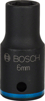 Douille Bosch 6 mm à tige hexagonale 1/4 pouce.