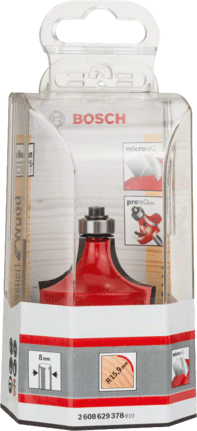 Bosch 2608629373 Fraise à arrondir 8 mm d 22,2 mm R1 4,75 mm Longueur 13,2 mm G 55 mm 