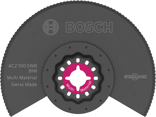 Lame de scie multi-matériaux Bosch Starlock ACZ100SWB.