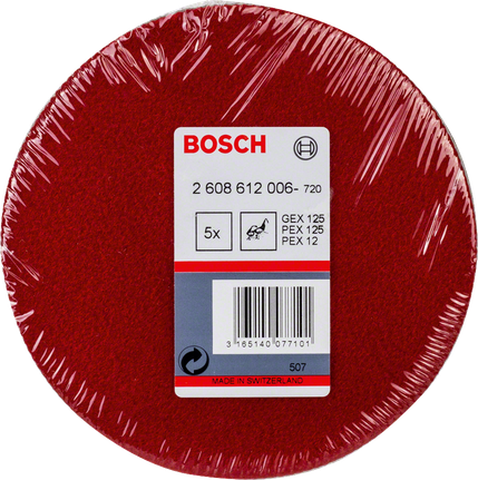 Disque de polissage en feutre souple Bosch, diamètre 128 mm.