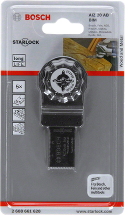 Lame de scie plongeante Bosch BIM AIZ 20 AB 3/4″.