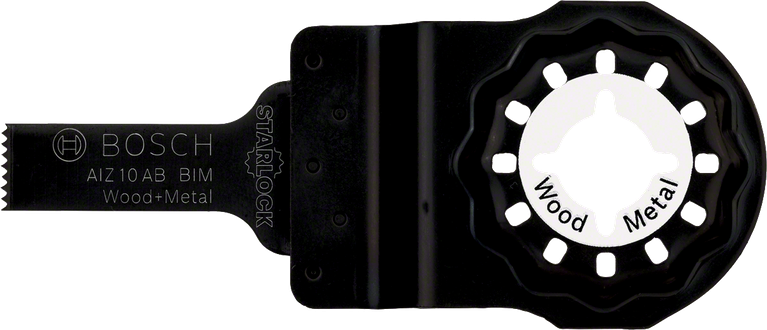 Lame Bosch Starlock AIZ 10 AB BIM pour bois et métal.